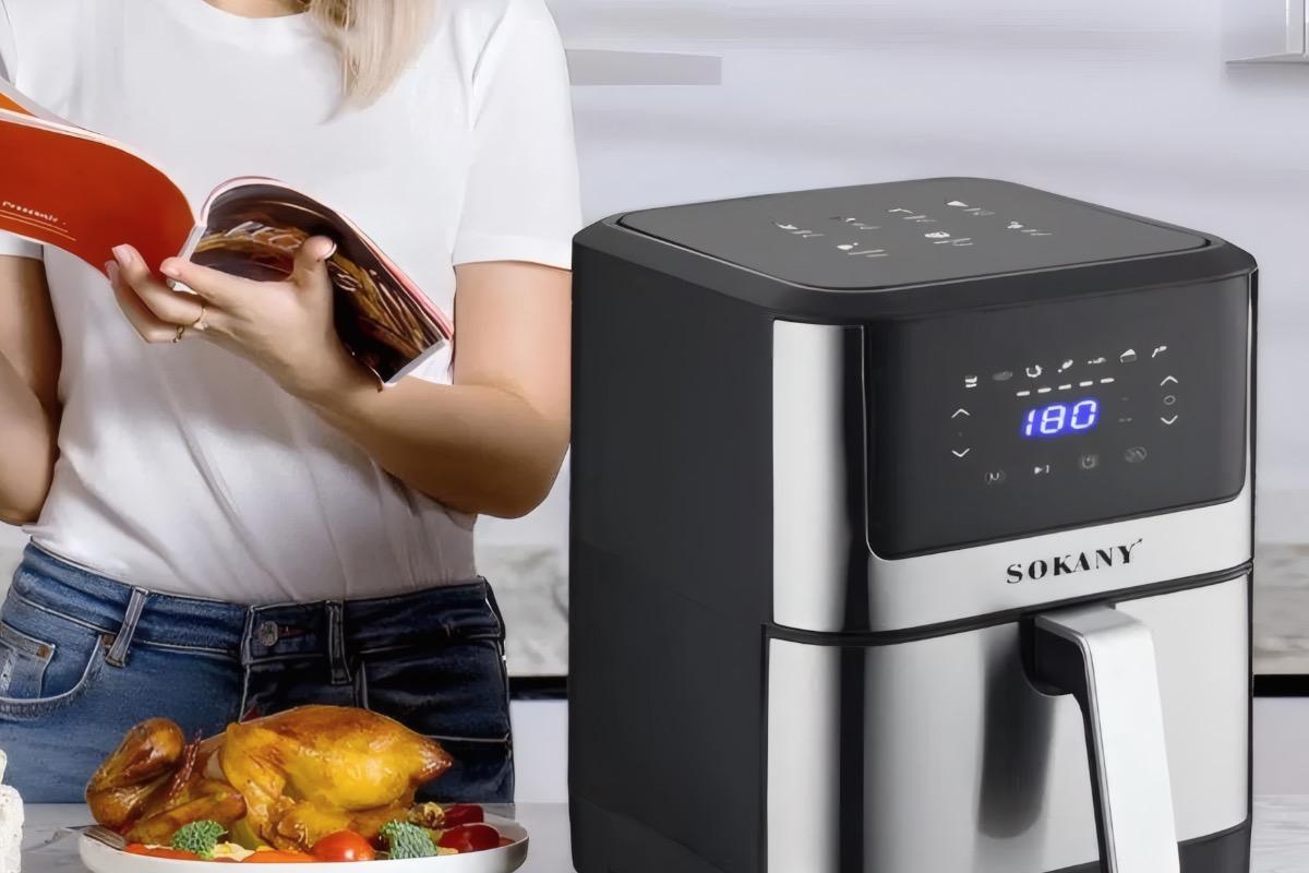 "Аэрогриль SOKANY SK-ZG-8040 1800 Вт 7 л" - вид 3