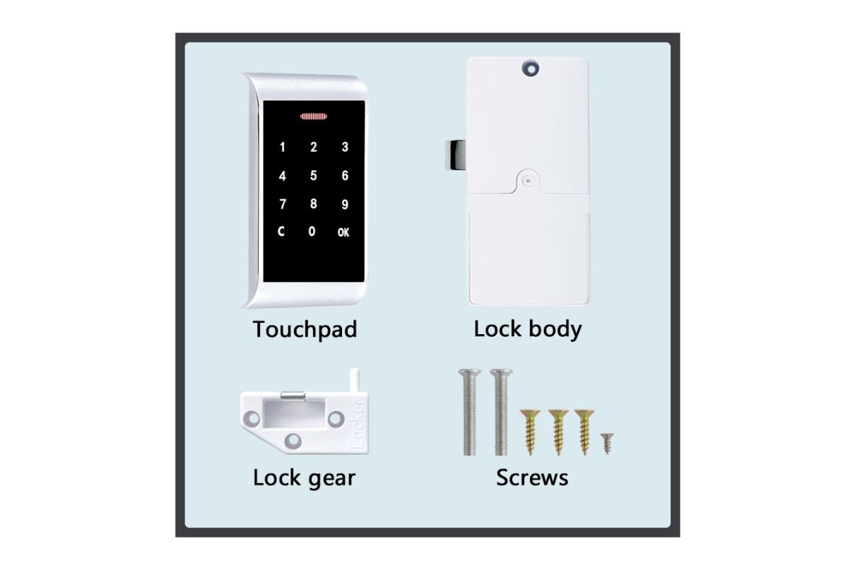 "Электронный замок для шкафчика с доступом по паролю" - вид 3