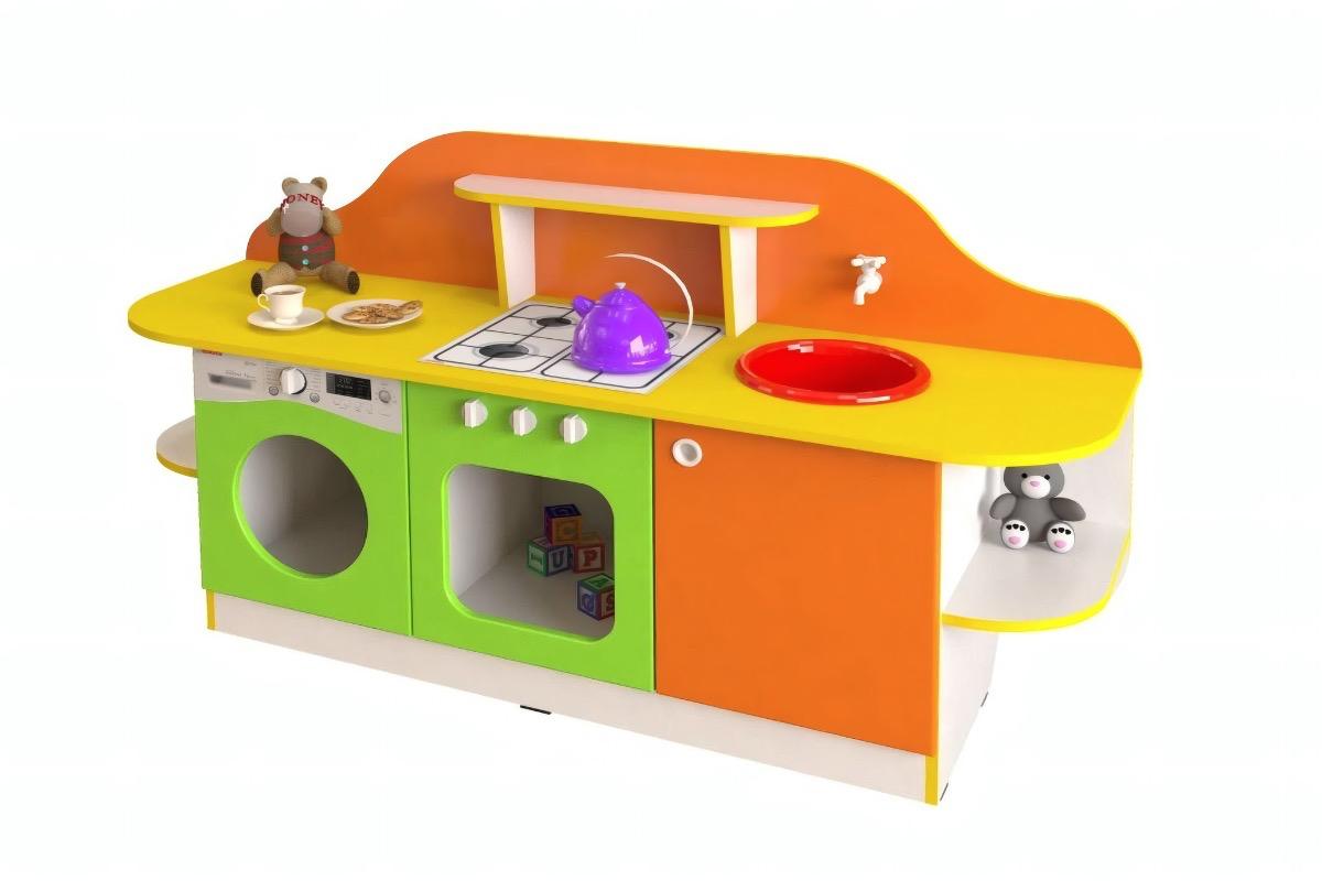 Игровая кухня Юная хозяюшка разноцветная