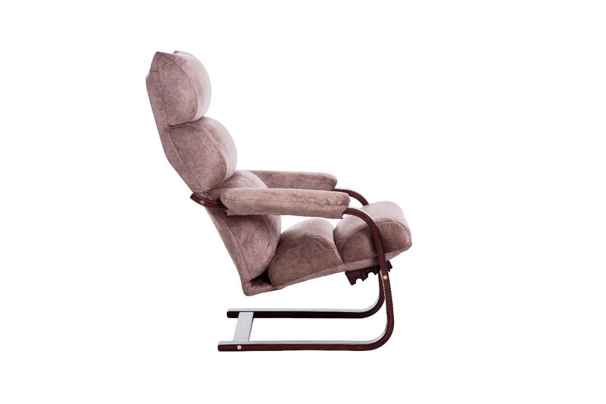 "Кресло Квин велюр бук орех латте" - вид 2