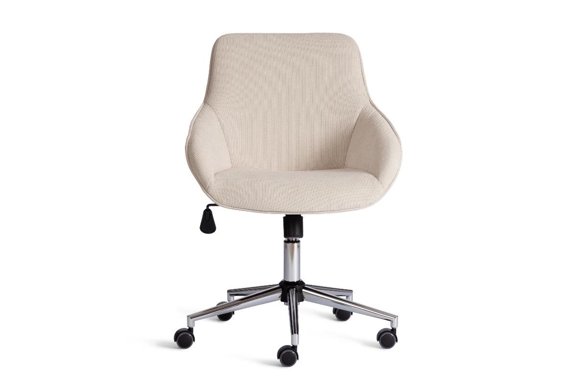 "Кресло офисное для оператора Dublin вельвет молочный" - вид 4