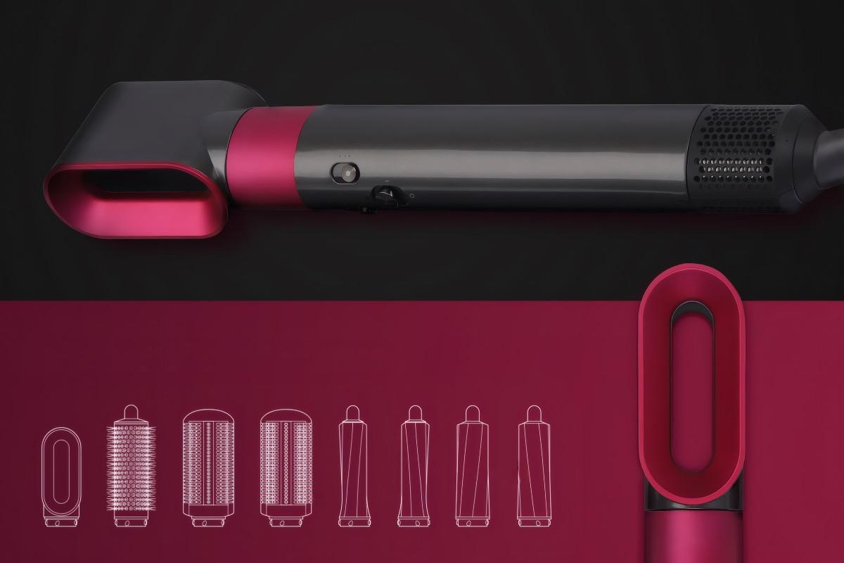 Мультистайлер для волос LF-27 1300 Вт фуксия