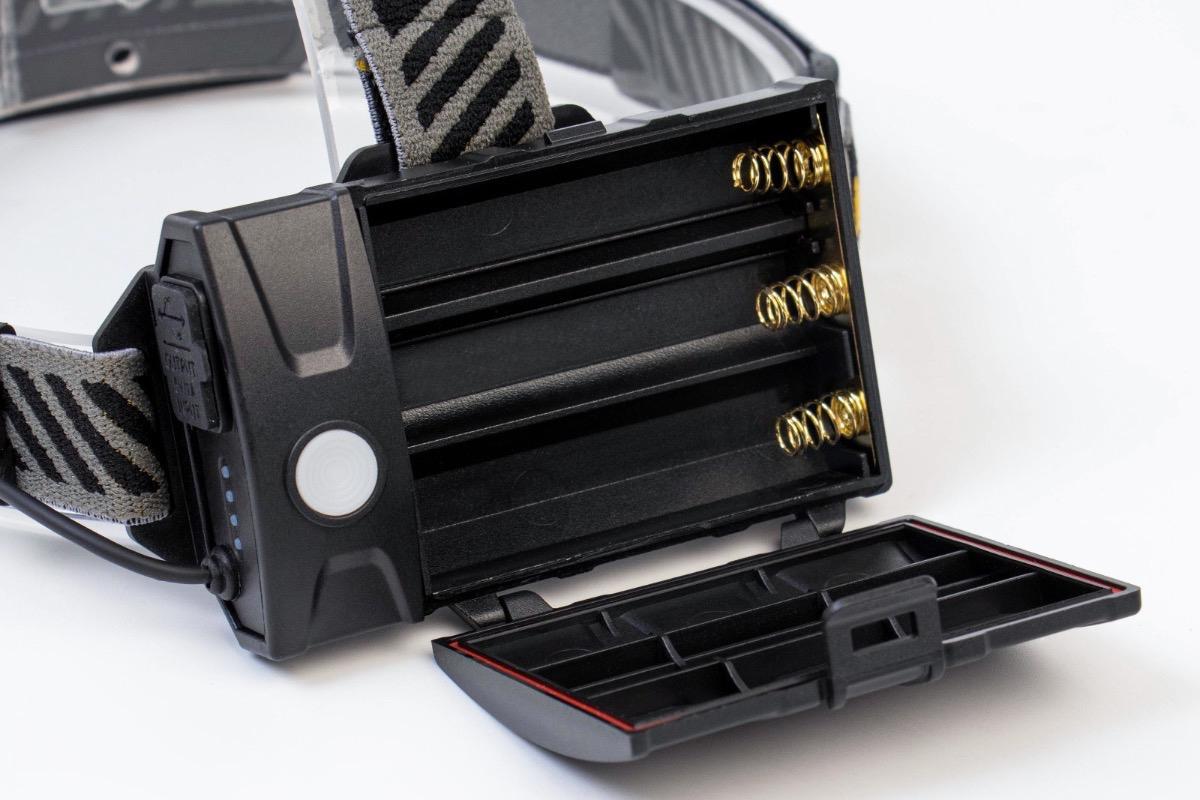 "Налобный аккумуляторный фонарь 50 Вт 4500 мАч" - вид 4