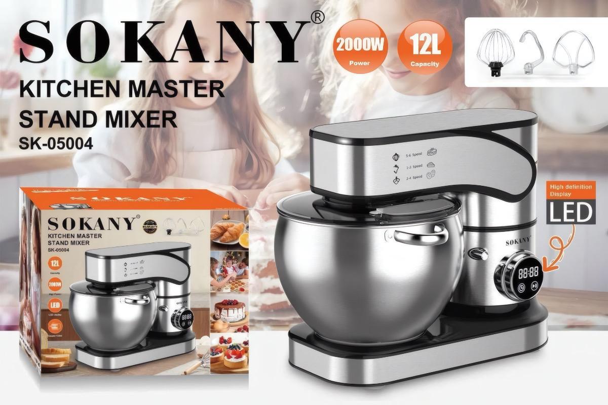 "Планетарный миксер SOKANY SK-05004 12 л" - вид 2