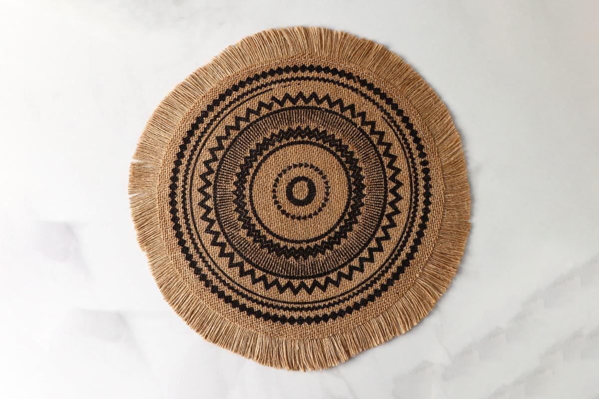 Салфетка сервировочная Африка бежевая 35 см