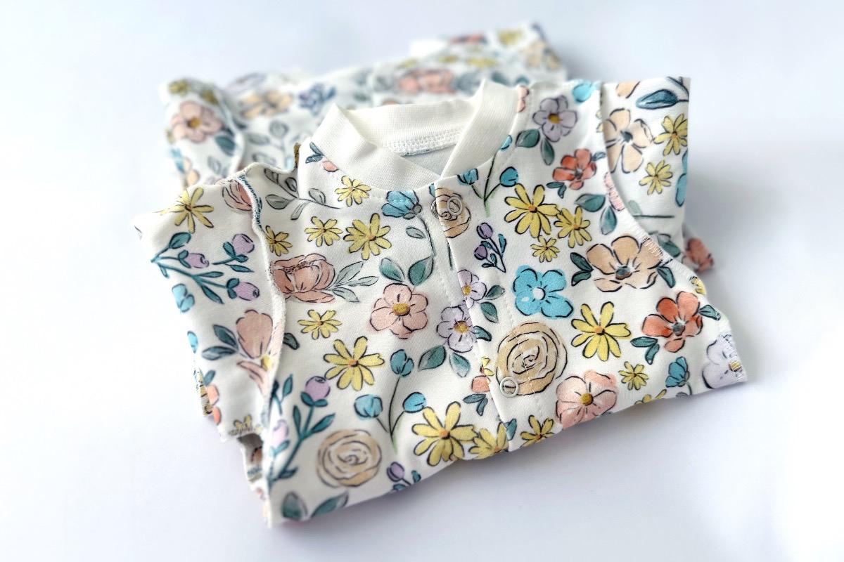 Слип Цветочки от 0 до 18 месяцев