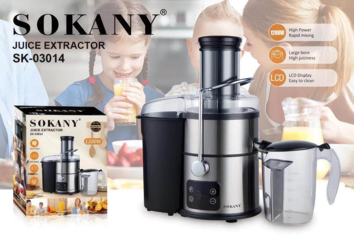 "Соковыжималка SOKANY SK-03014 1200 Вт" - вид 2