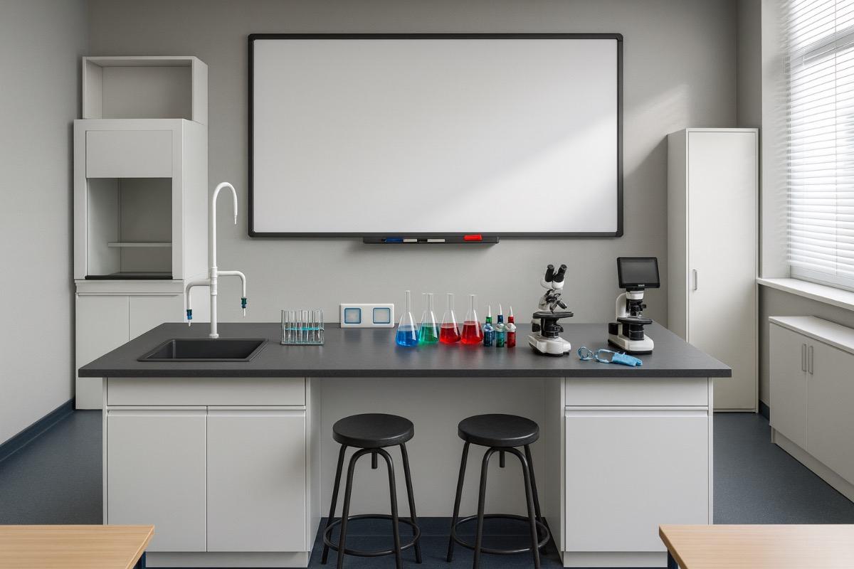 Стол демонстрационный для кабинета химии