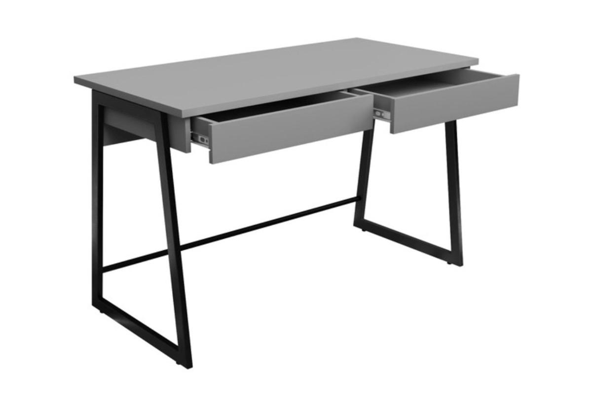 "Стол письменный Лофт DQ MADRID М-3 серый графит" - вид 3