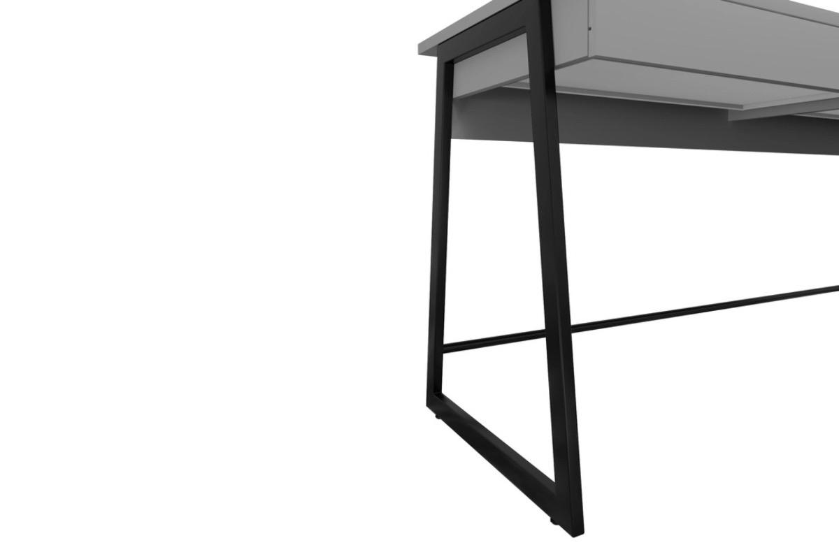 "Стол письменный Лофт DQ MADRID М-3 серый графит" - вид 5