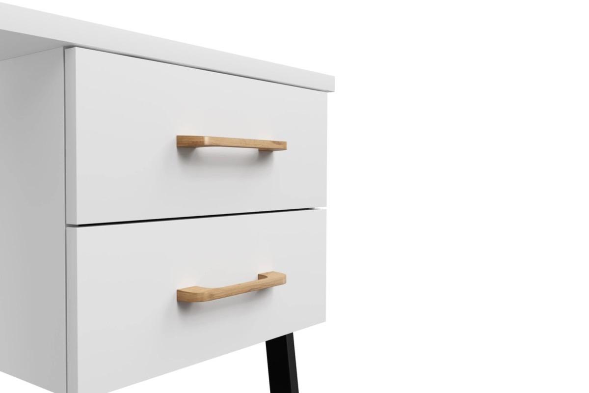 "Стол письменный Лофт DQ MADRID М-4 белый" - вид 5