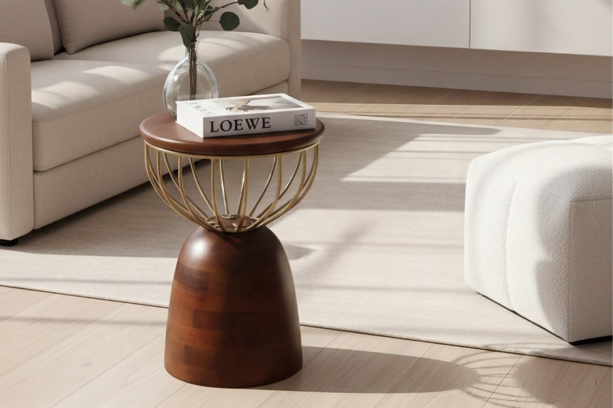 Столик кофейный Фундук коричневый