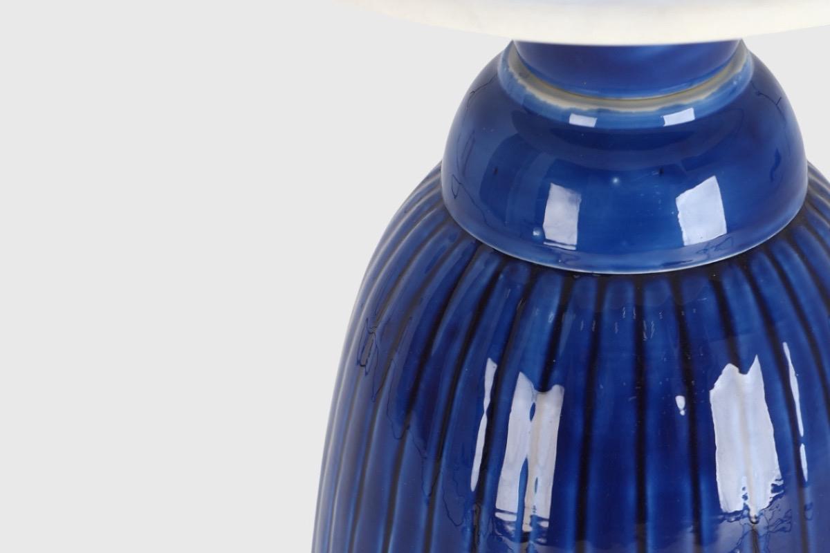 "Столик кофейный Глазурь синий мрамор" - вид 5