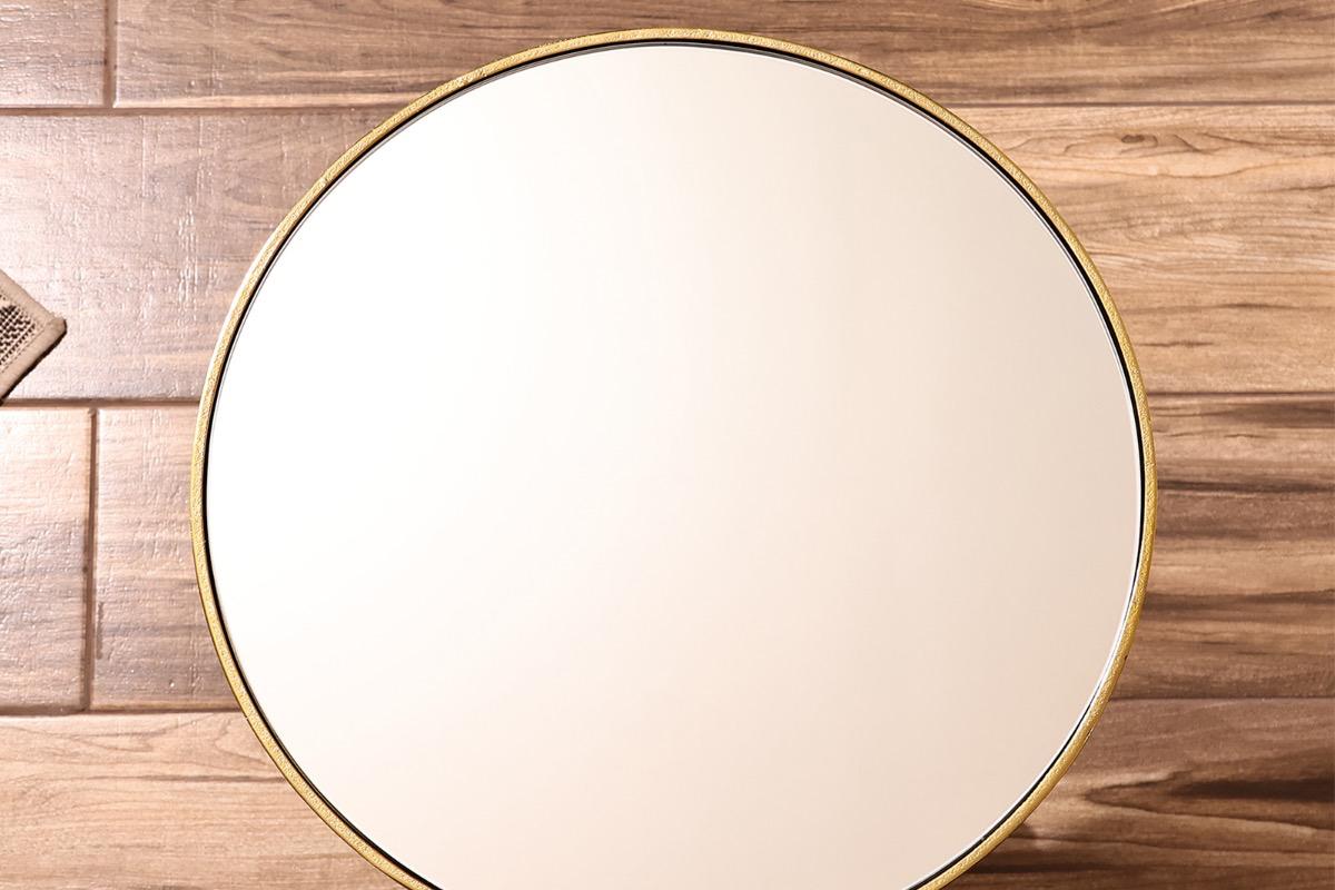 "Столик кофейный Листья золотистый" - вид 2