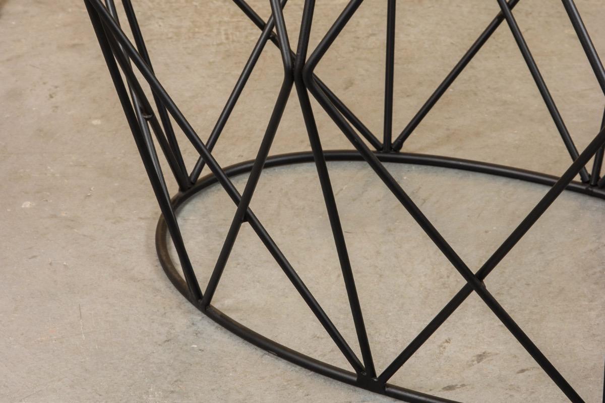 "Столик журнальный Геометрия черный золотистый" - вид 5