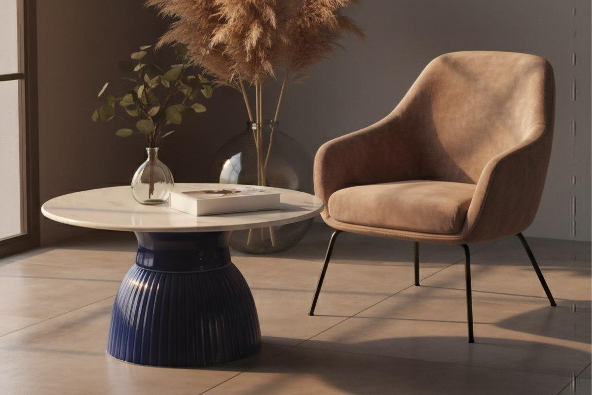 Столик журнальный Глазурь круглый