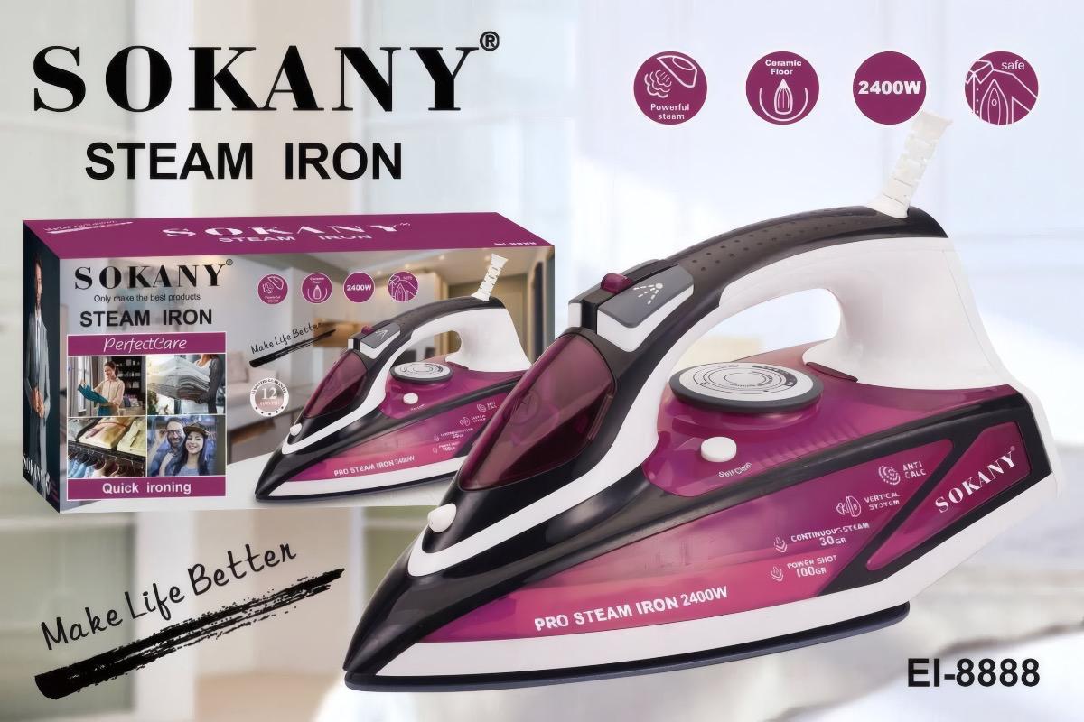 "Утюг паровой SOKANY EI-8888 2400 Вт" - вид 2
